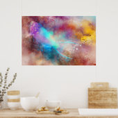 Hawaiianischer Tropischer Fisch Wasserfarbe - Papa Poster (Küche)