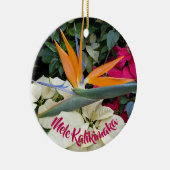 Hawaiianischer Vogel im Paradies Keramik Ornament (Rechts)