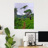 Hawaiianischer Wanderweg Poster (Heimbüro)