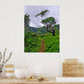 Hawaiianischer Wanderweg Poster (Küche)