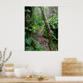 Hawaiianischer Wanderweg Poster (Küche)
