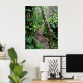 Hawaiianischer Wanderweg Poster (Heimbüro)