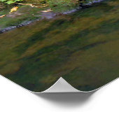 Hawaiianischer Wasserfall Poster (Ecke)