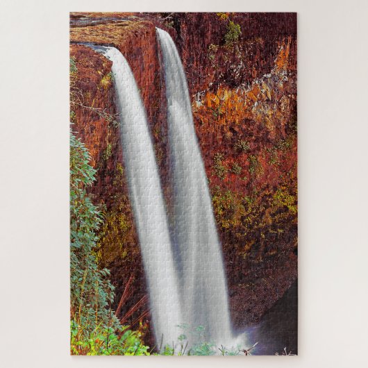 Hawaiianischer Wasserfall Puzzle (Vertikal)