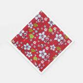 Hawaiianischer Weihnachtsbäumer und Palmenbaum Nap Serviette (Ecke)