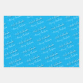 Hawaiianischer Weihnachtsmann Mele Kalikimaka Geschenkpapier Set (Vorderseite 3)