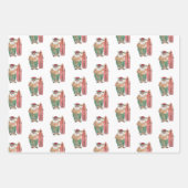 Hawaiianischer Weihnachtsmann Mele Kalikimaka Geschenkpapier Set (Vorderseite 2)