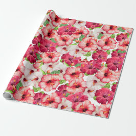 Hawaiianisches Blumenwrapping Paper Geschenkpapier