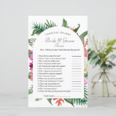 Hawaiianisches Brautparty-Spiel (Stehend Vorderseite)