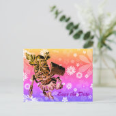 hawaiianisches Design Ankündigungspostkarte (Stehend Vorderseite)