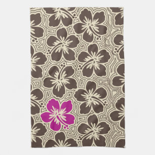 Hawaiianisches Küchenhandtuch mit Hibiskusmotiv Handtuch