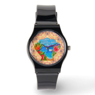 Hawaiianisches Paradies Armbanduhr