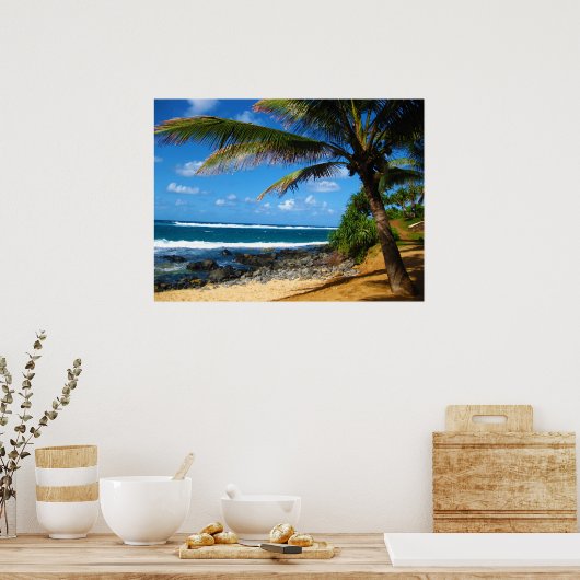 Hawaiianisches Paradies Poster (Küche)