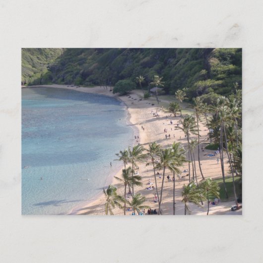 Hawaiianisches Paradies Postkarte (Vorderseite)
