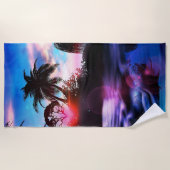 Hawaiianisches Paradies Strandtuch (Vorderseite)