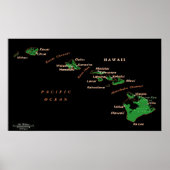 Hawaiianisches Poster (Vorne)