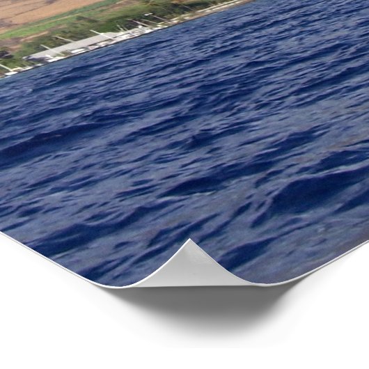 Hawaiianisches Regenbogenposter Poster (Ecke)