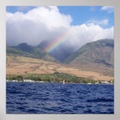 Hawaiianisches Regenbogenposter Poster (Vorne)