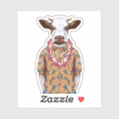 Hawaiianisches Shirt Aufkleber (Blatt)