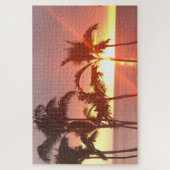 Hawaiianisches Sonnenuntergangs-Foto-Puzzle Puzzle (Vertikal)