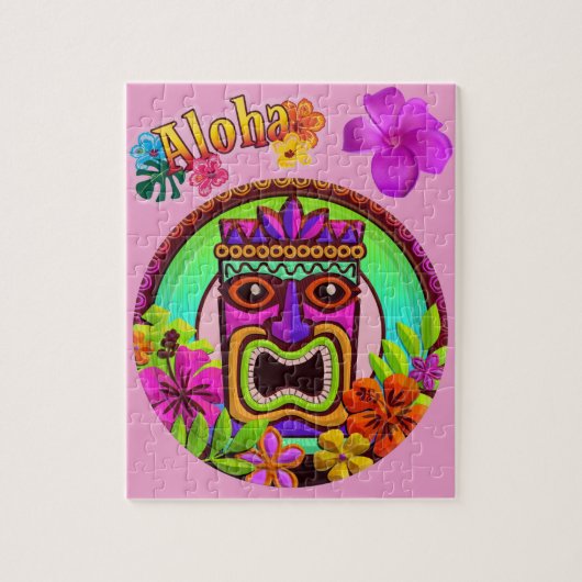 Hawaiianisches Tiki-Puzzle Puzzle (Vertikal)