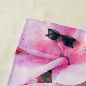 Hawaiianisches Tropenflocken Strandtuch (Beispiel)