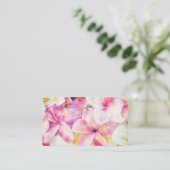 Hawaiianisches Tropenflocken Visitenkarte (Stehend Vorderseite)