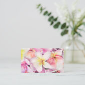 Hawaiianisches Tropenflocken Visitenkarte (Stehend Vorderseite)