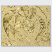 Hawaiianisches tropisches Blattmonstera Geschenkpapier (Flach)