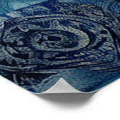 Hawaiianisches Vintages botanisches Scrapbook Poster (Ecke)