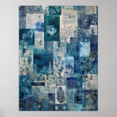 Hawaiianisches Vintages botanisches Scrapbook Poster (Vorne)