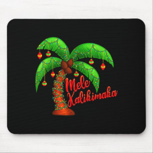 Hawaiianisches Weihnachten Mele Kalikimaka Kokosnu Mousepad