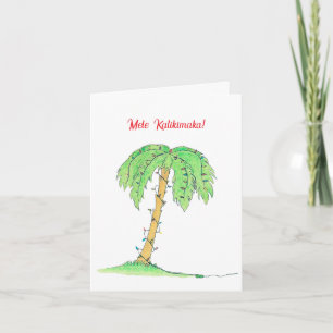 Hawaiianisches Weihnachtskarte! Karte
