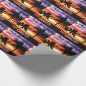 Hawaiianisches Weihnachtspapier Geschenkpapier (Ecke)