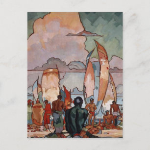 "Hawaiians" - Arman Manookian Postkarte