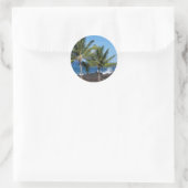 Hawaiiansticker Runder Aufkleber (Tasche)