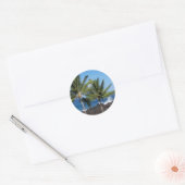 Hawaiiansticker Runder Aufkleber (Umschlag)