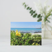 Hawaiianstrand Postkarte (Stehend Vorderseite)