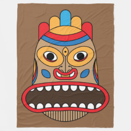 Hawaiiantiki Fleecedecke