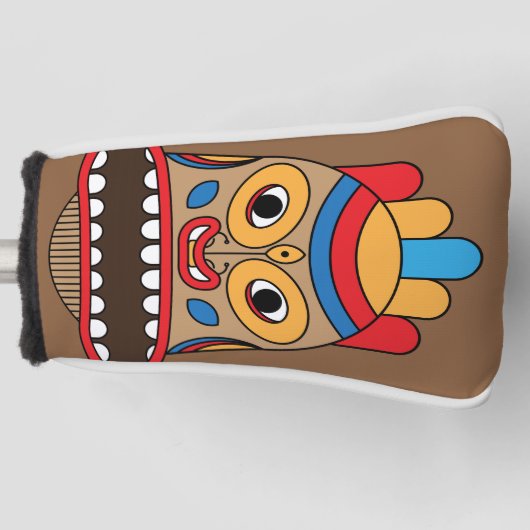 Hawaiiantiki Golf Headcover (Vorderseite)