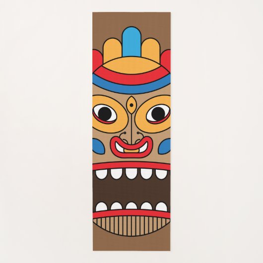 Hawaiiantiki Yogamatte (Vorderseite)