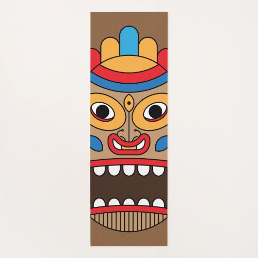 Hawaiiantiki Yogamatte (Rückseite)