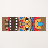 Hawaiiantiki Yogamatte (Vorderseite (Horizontal))