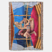 HAWAIIER FANTASY-WRESTLING DECKE (Vorderseite Vertikal)