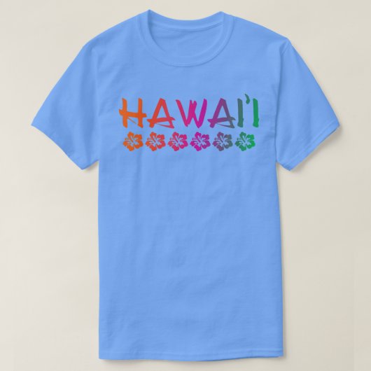 HawaiiHibiscus FlowersSunset ColorsClassic T-Shirt (Design vorne)
