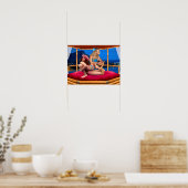 HAWAIIISCHES FANTASY RINGEN POSTER (Küche)