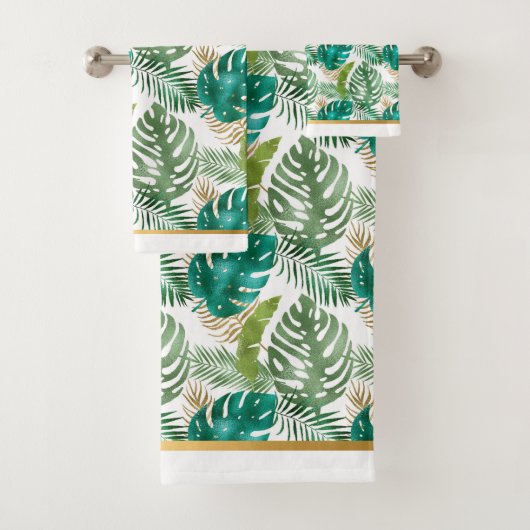 HAWAIIK TROPICAL BADEZIMMER TOWEL SET (Insitu)