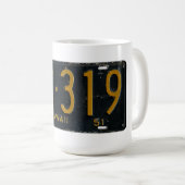 HawaiiKfz-Kennzeichen 1951 Kaffeetasse (VorderseiteRechts)