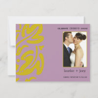 Hawaiin - Save the Date - lila