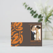 Hawaiin - Save the Date - Orange (Stehend Vorderseite)